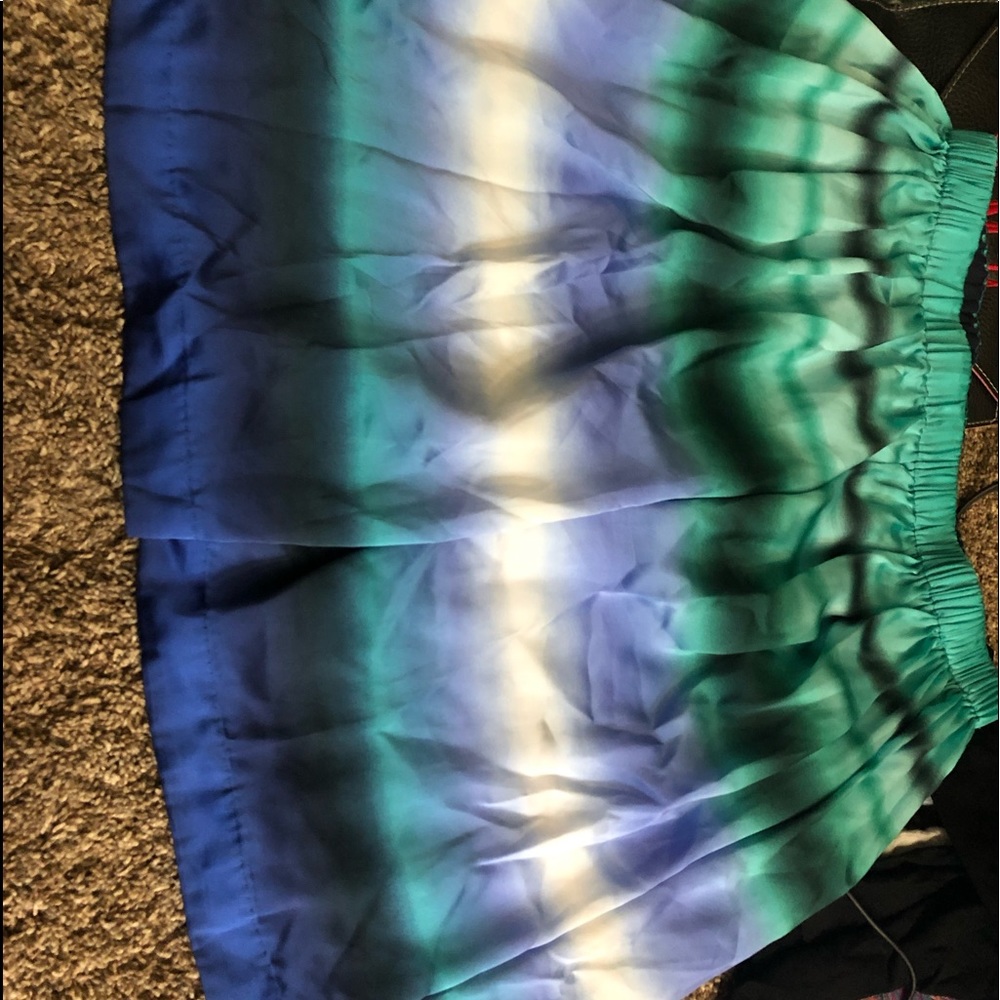 Ombré colorful skirt